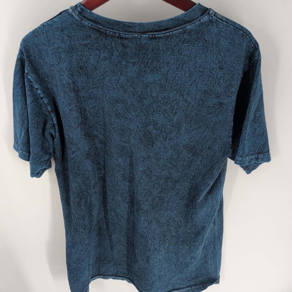 Vintage Y2K Mr. Buho Los Cabos Mexico Skull Graphic Retro T-Shirt Blue Size M - Picture 7 of 7